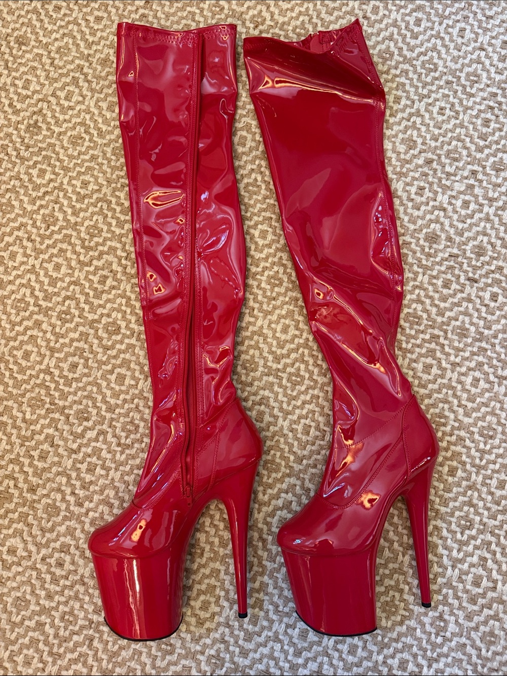 Pleasers 8” Platform Thigh-High Stiletto Boots - Women